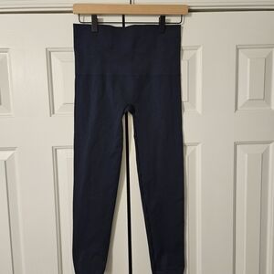 Spanx Women's Ankle Leggings XL Navy High Rise